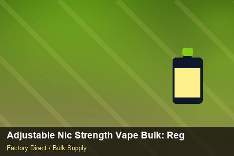 Adjustable Nic Strength Vape Bulk — Adjustable Nic Strength Vape Bulk: Regulatory Update — Warranty Terms photo 1
