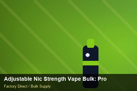 Adjustable Nic Strength Vape Bulk — Adjustable Nic Strength Vape Bulk: Production Capacity — Warranty Terms photo 2