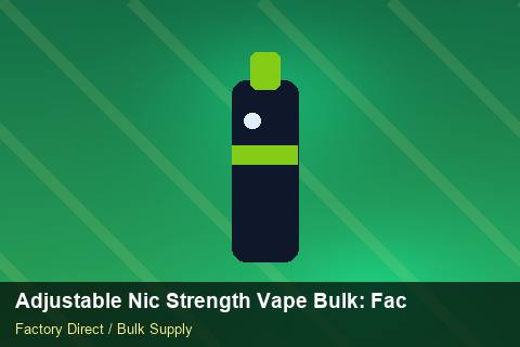 Adjustable Nic Strength Vape Bulk — Adjustable Nic Strength Vape Bulk: Factory Audit Report — Warranty Terms photo 2
