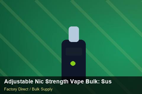 Adjustable Nic Strength Vape Bulk — Adjustable Nic Strength Vape Bulk: Sustainability — Warranty Terms photo 2