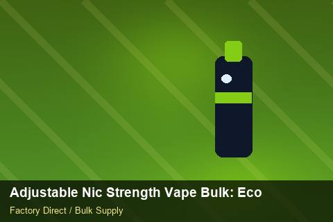 Adjustable Nic Strength Vape Bulk — Adjustable Nic Strength Vape Bulk: Eco-Friendly Materials — Warranty Terms photo 2