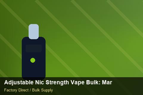 Adjustable Nic Strength Vape Bulk — Adjustable Nic Strength Vape Bulk: Margin Calculator — Warranty Terms photo 2