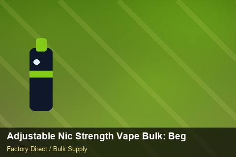Adjustable Nic Strength Vape Bulk — Adjustable Nic Strength Vape Bulk: Beginner's Guide — Warranty Terms photo 1