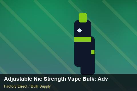 Adjustable Nic Strength Vape Bulk — Adjustable Nic Strength Vape Bulk: Advanced Sourcing — Warranty Terms photo 1