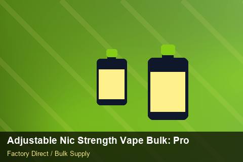 Adjustable Nic Strength Vape Bulk — Adjustable Nic Strength Vape Bulk: Procurement Checklist — Warranty Terms photo 1