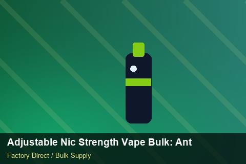 Adjustable Nic Strength Vape Bulk — Adjustable Nic Strength Vape Bulk: Anti-Counterfeit Measures — Warranty Terms photo 2