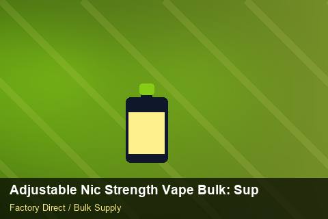 Adjustable Nic Strength Vape Bulk — Adjustable Nic Strength Vape Bulk: Supplier Vetting — Warranty Terms photo 2