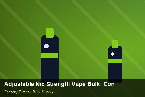 Adjustable Nic Strength Vape Bulk — Adjustable Nic Strength Vape Bulk: Contract Essentials — Warranty Terms photo 1