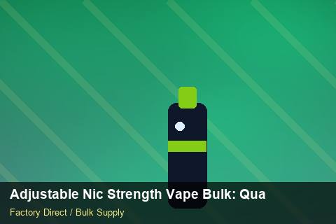 Adjustable Nic Strength Vape Bulk — Adjustable Nic Strength Vape Bulk: Quality Inspection Checklist — Return Policy photo 2