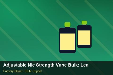 Adjustable Nic Strength Vape Bulk — Adjustable Nic Strength Vape Bulk: Lead Time & MOQ — Return Policy photo 1