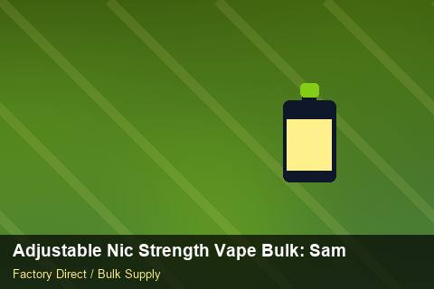 Adjustable Nic Strength Vape Bulk — Adjustable Nic Strength Vape Bulk: Sample Policy — Return Policy photo 2
