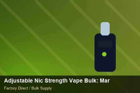 Adjustable Nic Strength Vape Bulk — Adjustable Nic Strength Vape Bulk: Market Trends 2026 — Return Policy photo 2