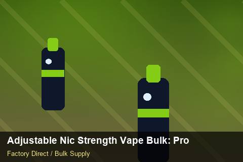 Adjustable Nic Strength Vape Bulk — Adjustable Nic Strength Vape Bulk: Production Capacity — Return Policy photo 2