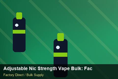 Adjustable Nic Strength Vape Bulk — Adjustable Nic Strength Vape Bulk: Factory Audit Report — Return Policy photo 2