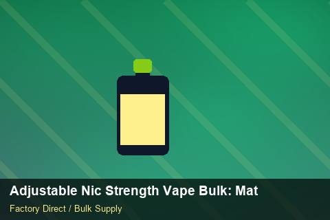Adjustable Nic Strength Vape Bulk — Adjustable Nic Strength Vape Bulk: Material & Ingredients — Return Policy photo 1