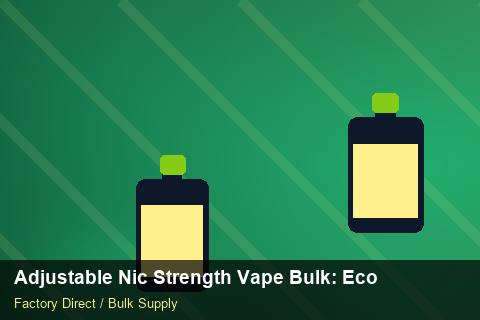Adjustable Nic Strength Vape Bulk — Adjustable Nic Strength Vape Bulk: Eco-Friendly Materials — Return Policy photo 1