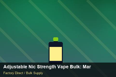 Adjustable Nic Strength Vape Bulk — Adjustable Nic Strength Vape Bulk: Margin Calculator — Return Policy photo 1