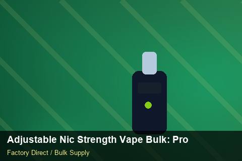 Adjustable Nic Strength Vape Bulk — Adjustable Nic Strength Vape Bulk: Procurement Checklist — Return Policy photo 2