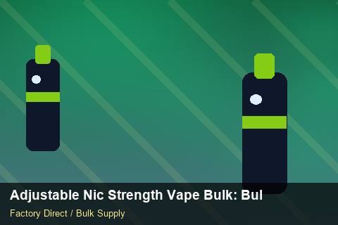 Adjustable Nic Strength Vape Bulk — Adjustable Nic Strength Vape Bulk: Bulk Supplier Guide — Payment Options photo 1