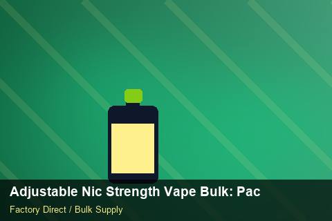 Adjustable Nic Strength Vape Bulk — Adjustable Nic Strength Vape Bulk: Packaging Standards — Payment Options photo 1