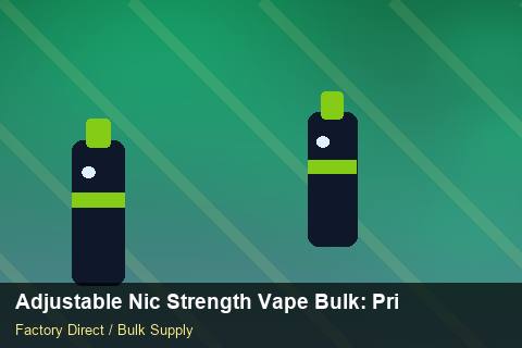 Adjustable Nic Strength Vape Bulk — Adjustable Nic Strength Vape Bulk: Private Label Options — Payment Options photo 1