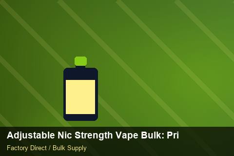 Adjustable Nic Strength Vape Bulk — Adjustable Nic Strength Vape Bulk: Private Label Options — Payment Options photo 2