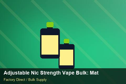 Adjustable Nic Strength Vape Bulk — Adjustable Nic Strength Vape Bulk: Material & Ingredients — Payment Options photo 1