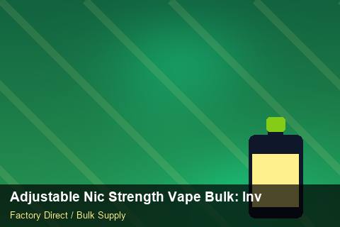 Adjustable Nic Strength Vape Bulk — Adjustable Nic Strength Vape Bulk: Inventory Management — Payment Options photo 2