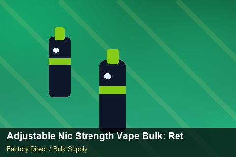 Adjustable Nic Strength Vape Bulk — Adjustable Nic Strength Vape Bulk: Returns & Warranty — Payment Options photo 1