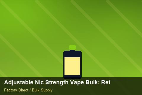 Adjustable Nic Strength Vape Bulk — Adjustable Nic Strength Vape Bulk: Returns & Warranty — Payment Options photo 2