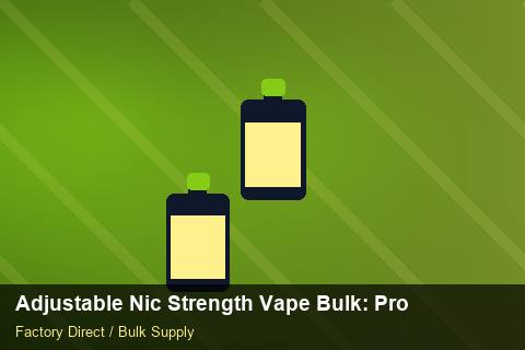 Adjustable Nic Strength Vape Bulk — Adjustable Nic Strength Vape Bulk: Procurement Checklist — Payment Options photo 1