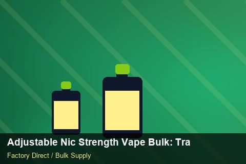 Adjustable Nic Strength Vape Bulk — Adjustable Nic Strength Vape Bulk: Trade Terms — Payment Options photo 1