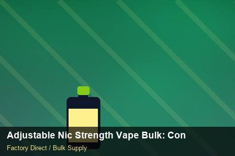 Adjustable Nic Strength Vape Bulk — Adjustable Nic Strength Vape Bulk: Contract Essentials — Payment Options photo 2