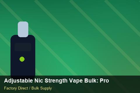 Adjustable Nic Strength Vape Bulk — Adjustable Nic Strength Vape Bulk: Product Launch Playbook — Payment Options photo 1