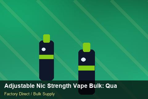 Adjustable Nic Strength Vape Bulk — Adjustable Nic Strength Vape Bulk: Quality Inspection Checklist — Currency Risk photo 2