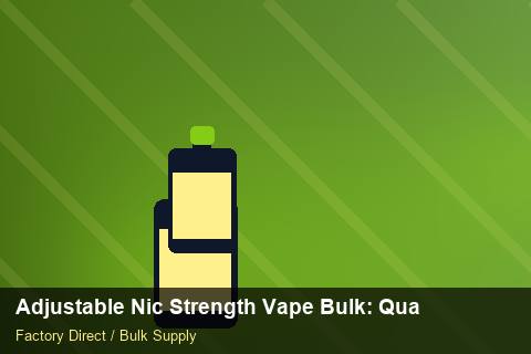 Adjustable Nic Strength Vape Bulk — Adjustable Nic Strength Vape Bulk: Quality Control Process — Currency Risk photo 2