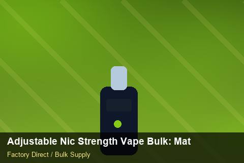 Adjustable Nic Strength Vape Bulk — Adjustable Nic Strength Vape Bulk: Material & Ingredients — Currency Risk photo 2