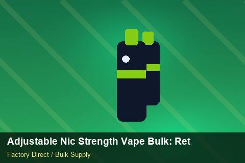 Adjustable Nic Strength Vape Bulk — Adjustable Nic Strength Vape Bulk: Returns & Warranty — Currency Risk photo 1
