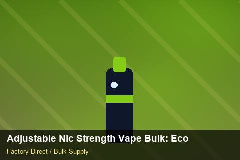 Adjustable Nic Strength Vape Bulk — Adjustable Nic Strength Vape Bulk: Eco-Friendly Materials — Currency Risk photo 2