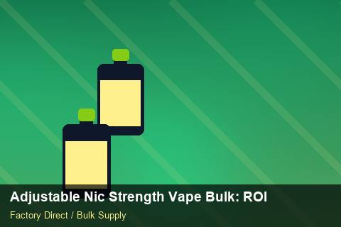 Adjustable Nic Strength Vape Bulk — Adjustable Nic Strength Vape Bulk: ROI Analysis — Currency Risk photo 2