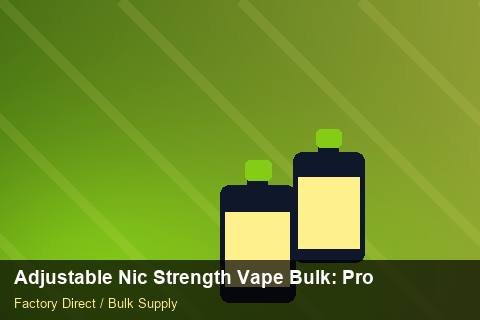 Adjustable Nic Strength Vape Bulk — Adjustable Nic Strength Vape Bulk: Procurement Checklist — Currency Risk photo 1