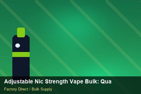 Adjustable Nic Strength Vape Bulk — Adjustable Nic Strength Vape Bulk: Quality Inspection Checklist — Contract Clauses photo 2