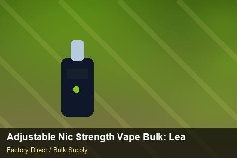 Adjustable Nic Strength Vape Bulk — Adjustable Nic Strength Vape Bulk: Lead Time & MOQ — Contract Clauses photo 2