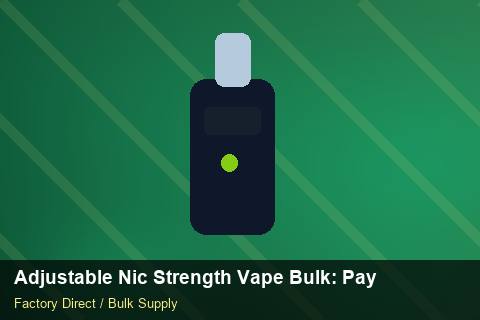 Adjustable Nic Strength Vape Bulk — Adjustable Nic Strength Vape Bulk: Payment Terms — Contract Clauses photo 2