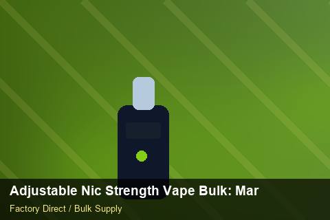 Adjustable Nic Strength Vape Bulk — Adjustable Nic Strength Vape Bulk: Market Trends 2026 — Contract Clauses photo 2
