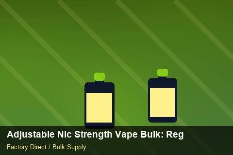 Adjustable Nic Strength Vape Bulk — Adjustable Nic Strength Vape Bulk: Regulatory Update — Contract Clauses photo 1
