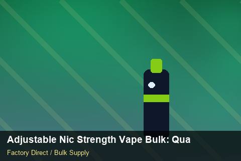 Adjustable Nic Strength Vape Bulk — Adjustable Nic Strength Vape Bulk: Quality Control Process — Contract Clauses photo 1