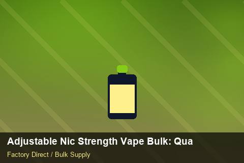Adjustable Nic Strength Vape Bulk — Adjustable Nic Strength Vape Bulk: Quality Control Process — Contract Clauses photo 2