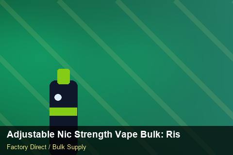 Adjustable Nic Strength Vape Bulk — Adjustable Nic Strength Vape Bulk: Risk Management — Contract Clauses photo 1