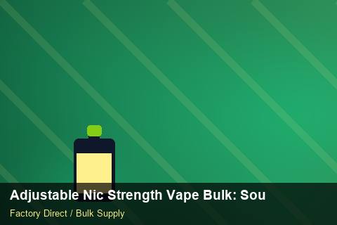 Adjustable Nic Strength Vape Bulk — Adjustable Nic Strength Vape Bulk: Sourcing Workflow — Contract Clauses photo 2
